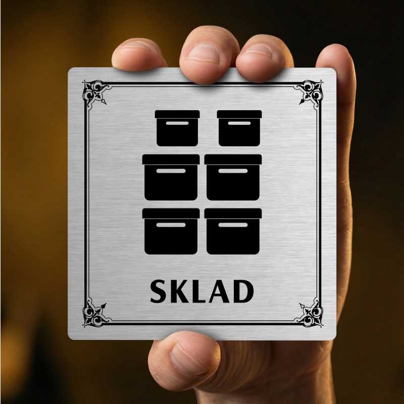 Sklad, 100x100mm, bílá, Nevada